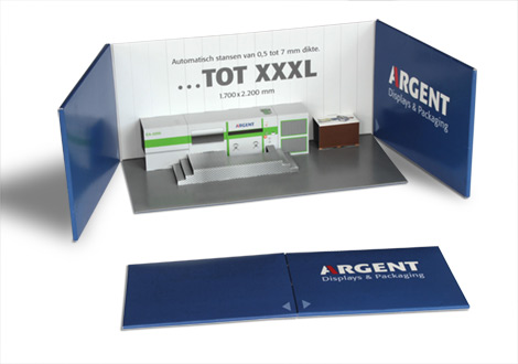 Pop-up nieuwe stansmachine Argent